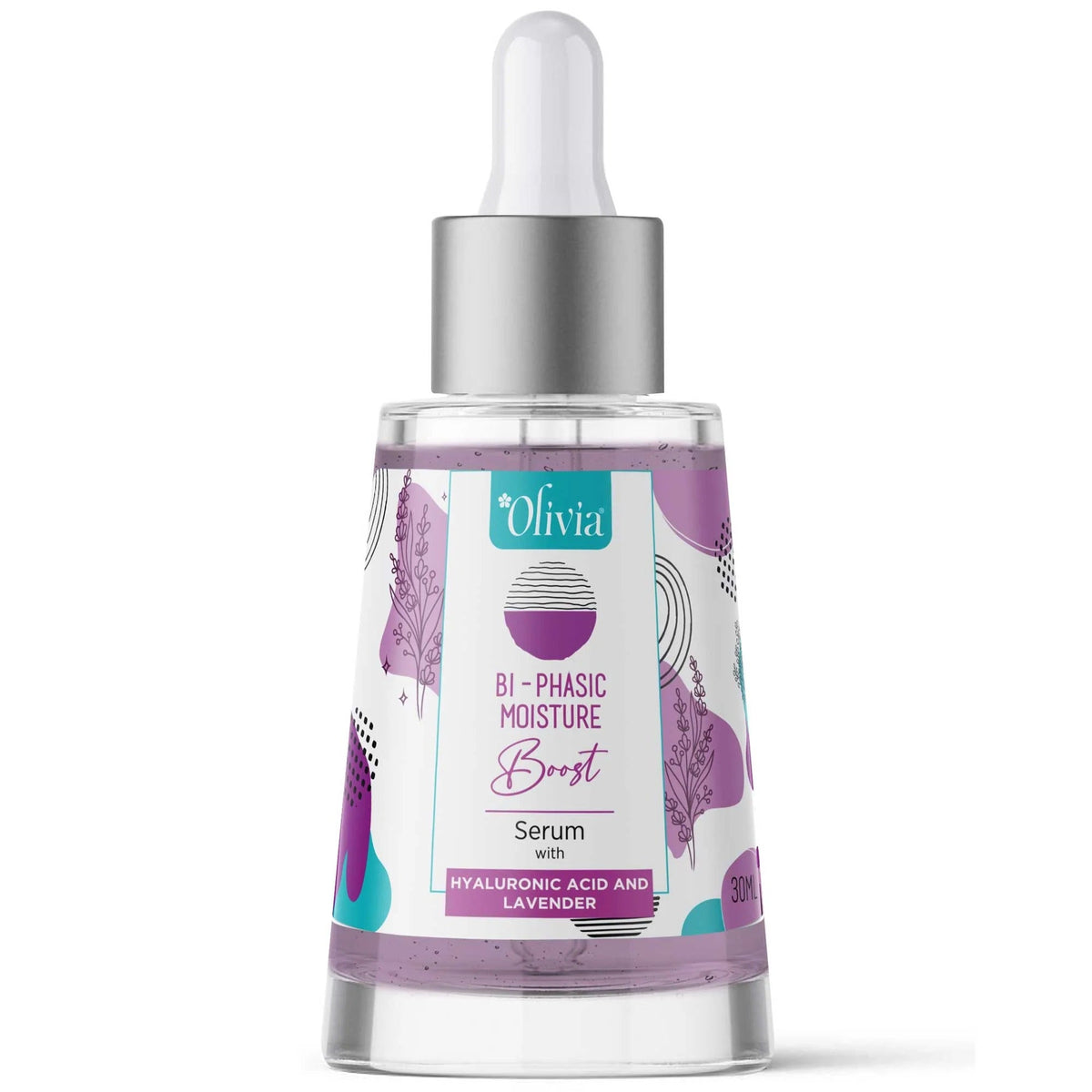 Bi-Phasic Moisture Boost Serum with Hyaluronic Acid & Lavender - 1