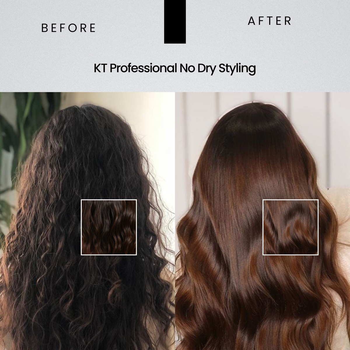 KT Professional No More Dry Styling Moisture Mist Hair Spray For Men & Women - 200ml | Hydrating & Frizz Control - 7