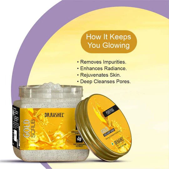 DR.RASHEL Gold Scrub - 380ml - 4