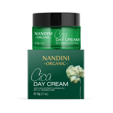 Nandini Organic Cica Day Cream with SPF 15, With Cica Extract & Argan Oil (50 g) - 1