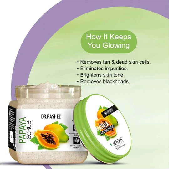 DR.RASHEL Papaya Scrub - 380ml - 4