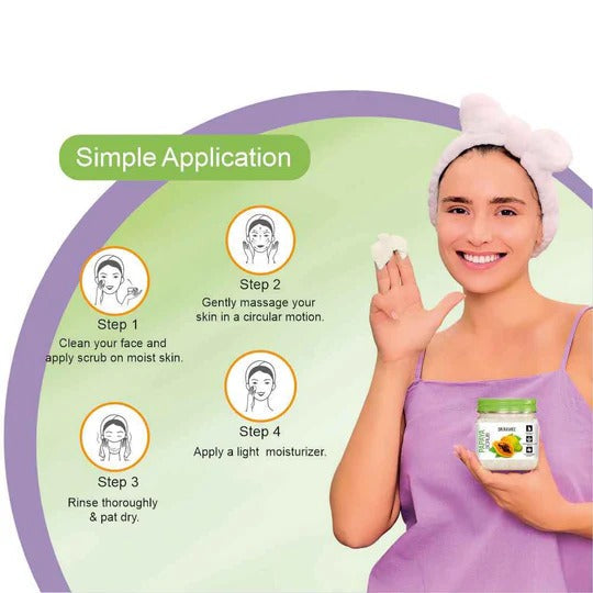DR.RASHEL Papaya Scrub - 380ml - 6