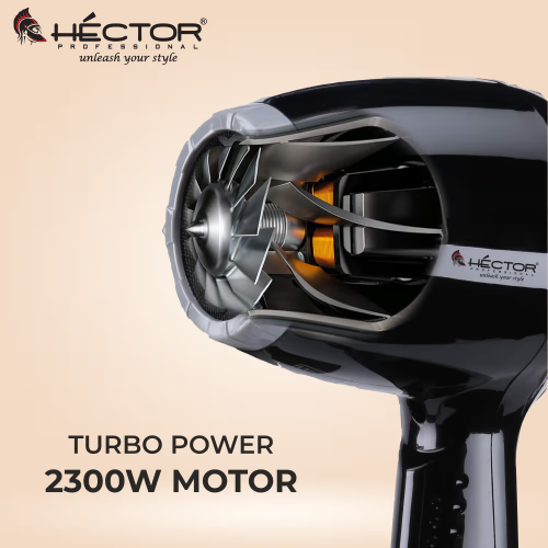 Hector Professional HT- 2300W Hair Dryer - 3