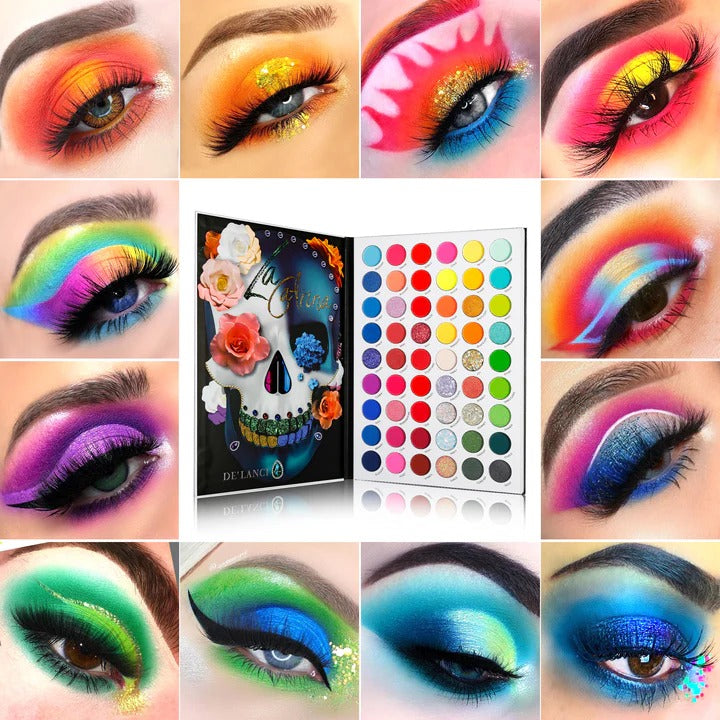 DE'LANCI 54 Color La Catrina Eyeshadow Palette - 5