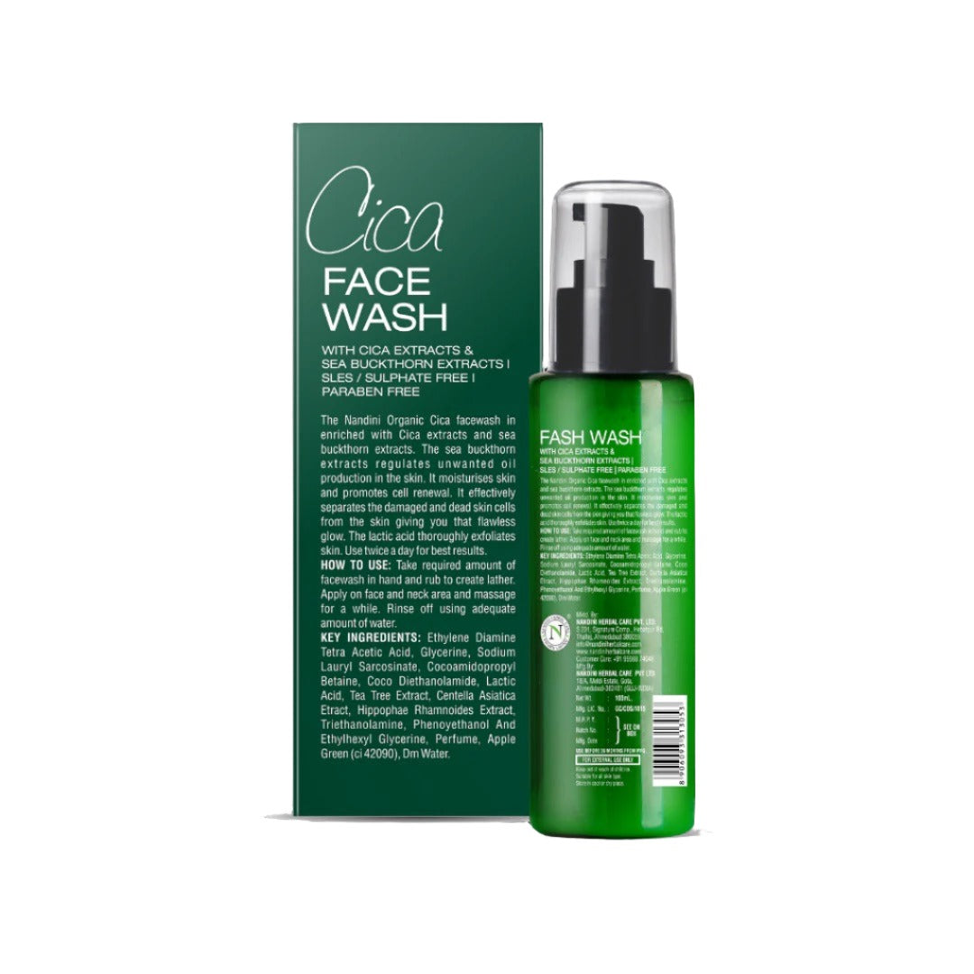 Nandini Organic Cica Facewash Face Wash (100 ml) - 2