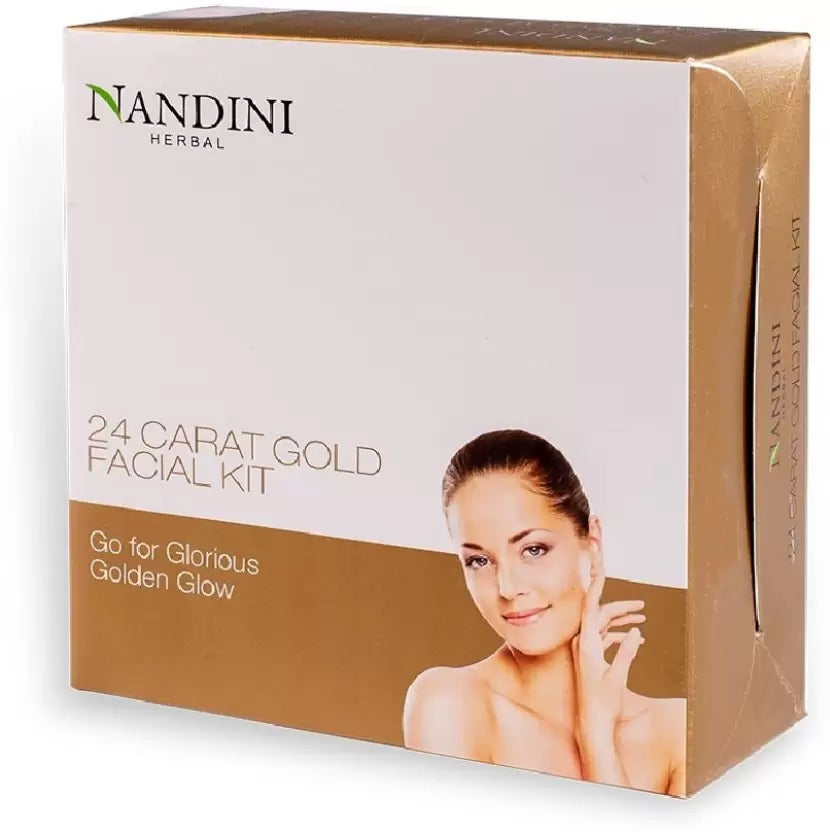 Nandini HERBAL 24 CARAT GOLD FACIAL KIT (330 g) - 2