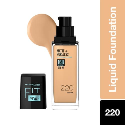 Maybelline New York Fit Me Matte + Poreless Liquid Foundation with Pump (Ivory, Nude Beige, Warm Nude, Natural Beige) - 4