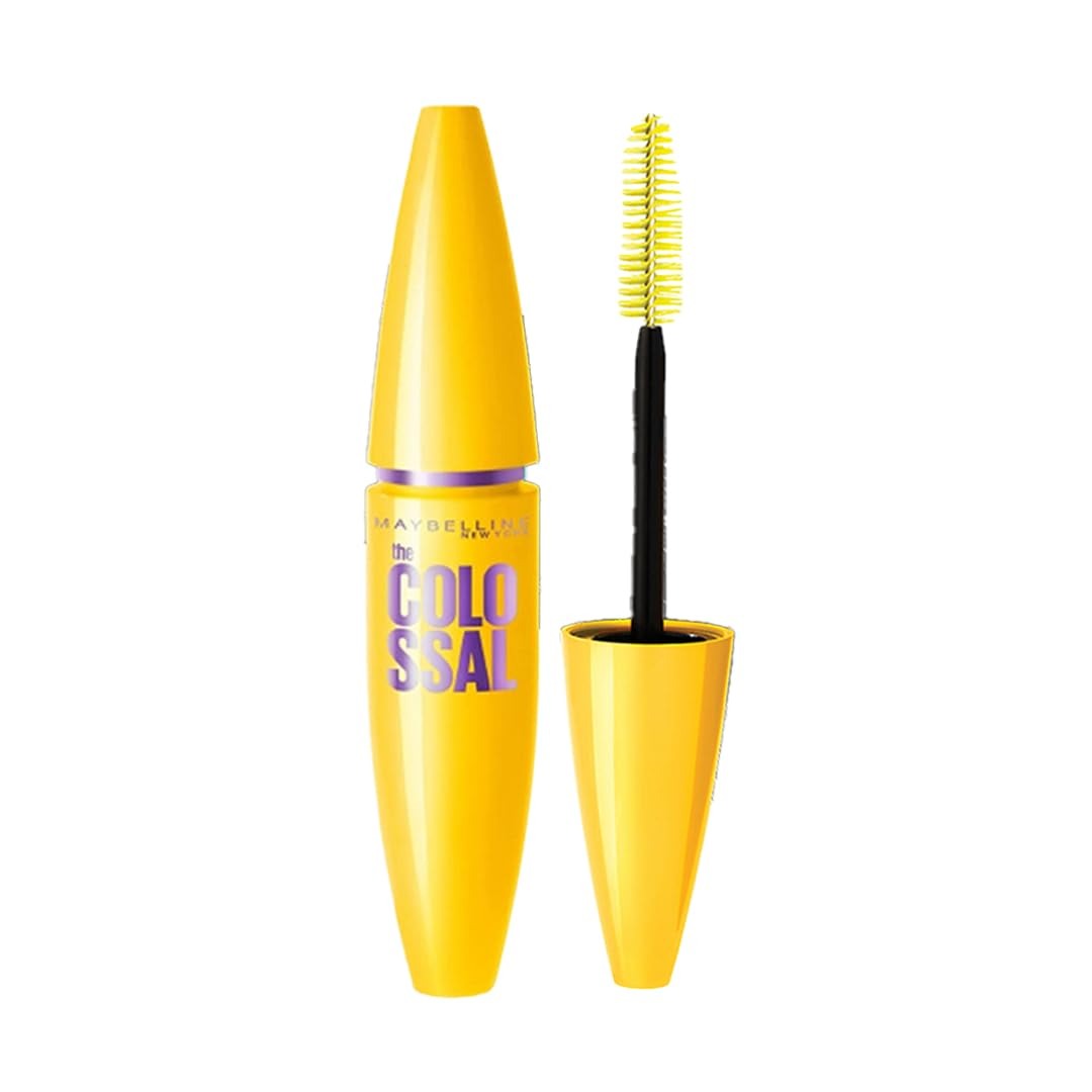 Maybelline New York Volume Express Colossal Mascara - Volumizing & Lengthening, Washable, Black - 1