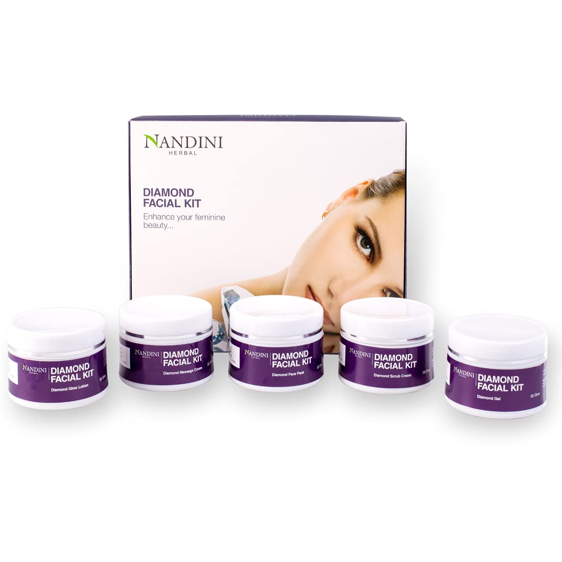 Nandini Diamond Facial Kit 2100gms - 2