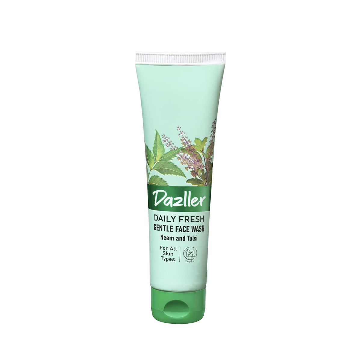 Dazller Daily Fresh Gentle Face Wash – Neem & Tulsi, 100g Daily Use, All Skin types, Anti-microbial, Vegan, Cruelty-free - 1