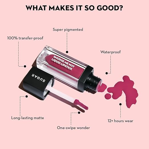 SUGAR Smudge Me Not Liquid Lipstick Shades (2-52) - 20