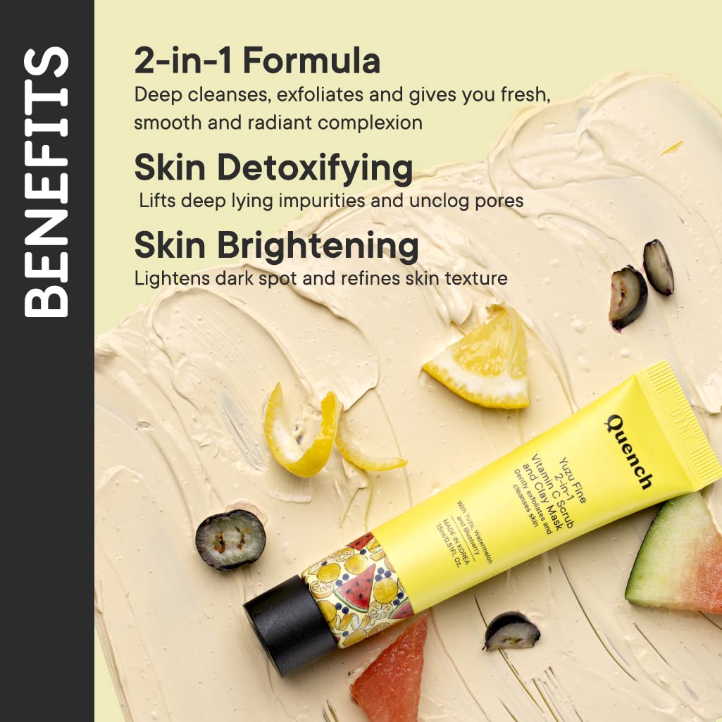Quench Vitamin C Scrub & Clay Mask - 50ml - 4