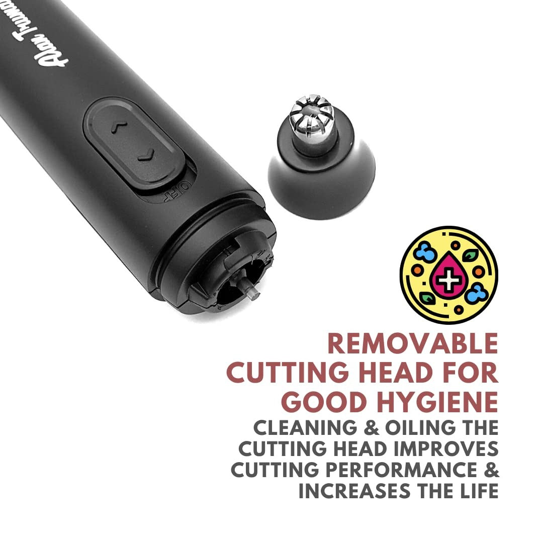 Alan Truman NT-100 Stainless Steel Nose & Ear Trimmer, Black, Unisex - 7