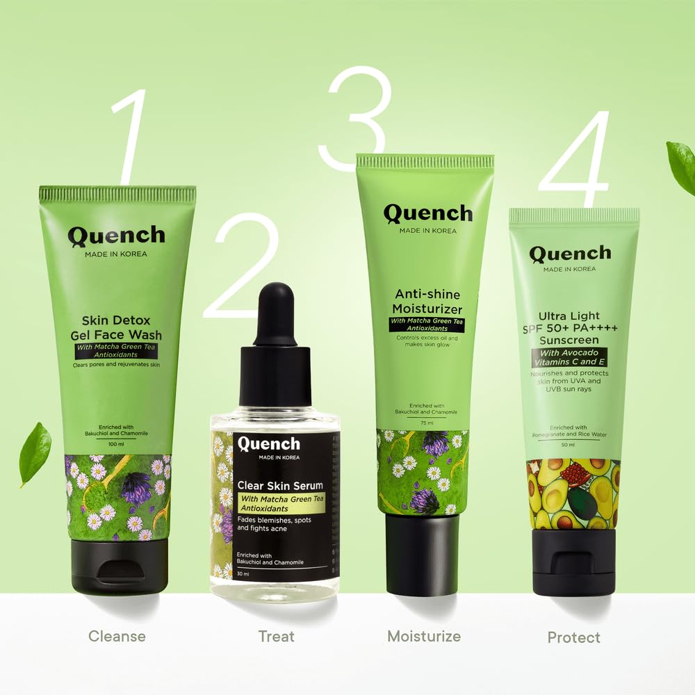 Quench Clear Skin Serum with Matcha & Niacinamide - 30ml - 5