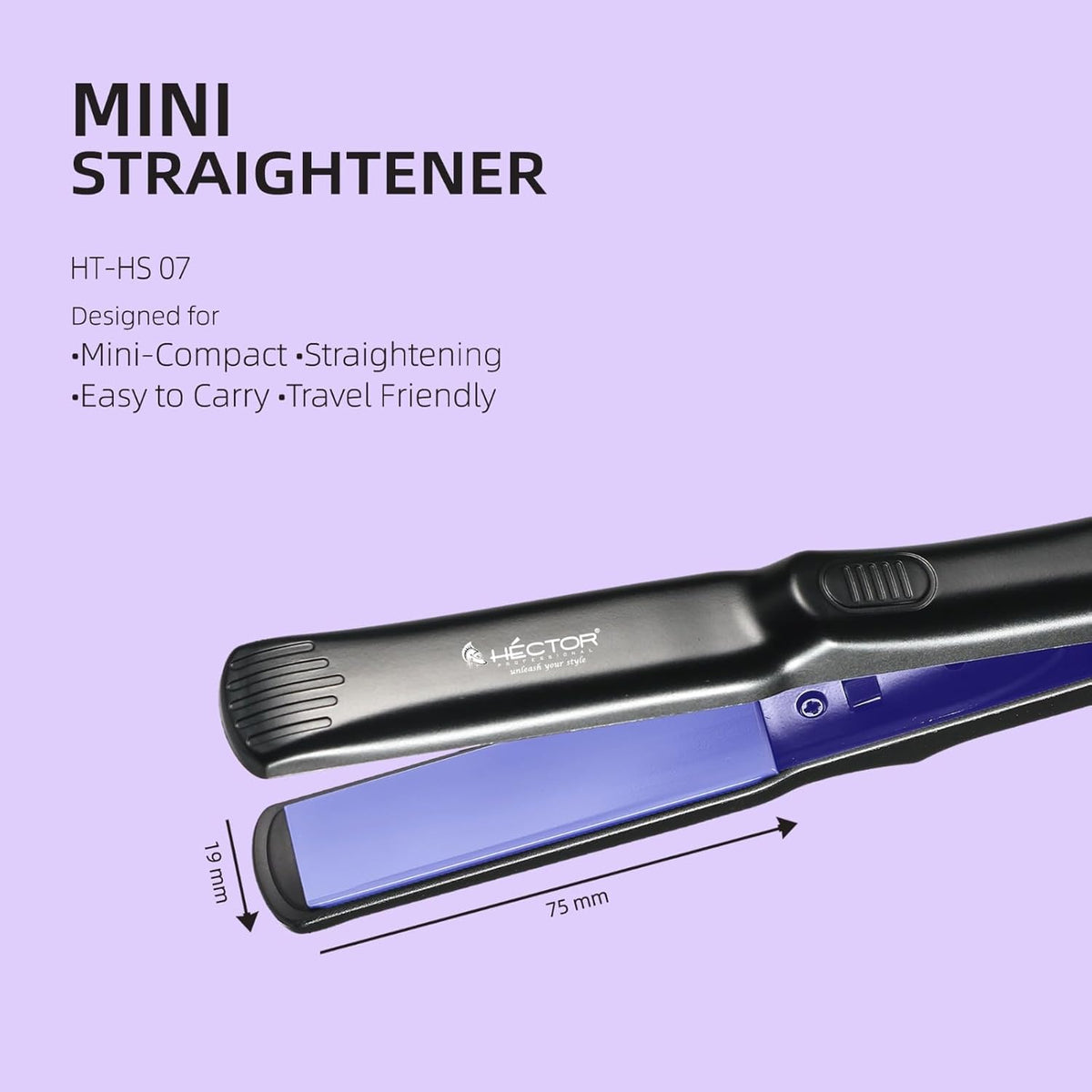 Hector Mini Hair Straightener - 4