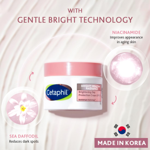 Cetaphil Brightening Day Protection Cream SPF 15-50 g, Day Cream for Dark Spots, Uneven Skin Tone, Niacinamide, Sea Daffodil, Fragrance Free - 5