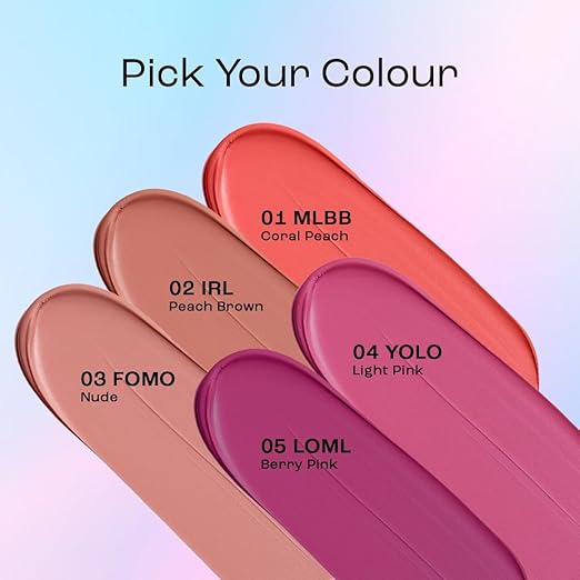 SUGAR Play Smooth Operator Lip Crayon (01 MLBB, 02 IRL, 03 FOMO, 04 YOLO, 05 LOML) - 9