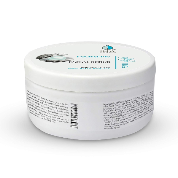 IHA Pearl Alight Facial Scrub - Herbal Skin Nourishing Face Scrub, Blackhead Removal, Exfoliation and Depigmentation for Glowing Skin - Skin Lightening Face Scrub for Women, Normal to Dry Skin - 500G Scrub (500 g) - 2