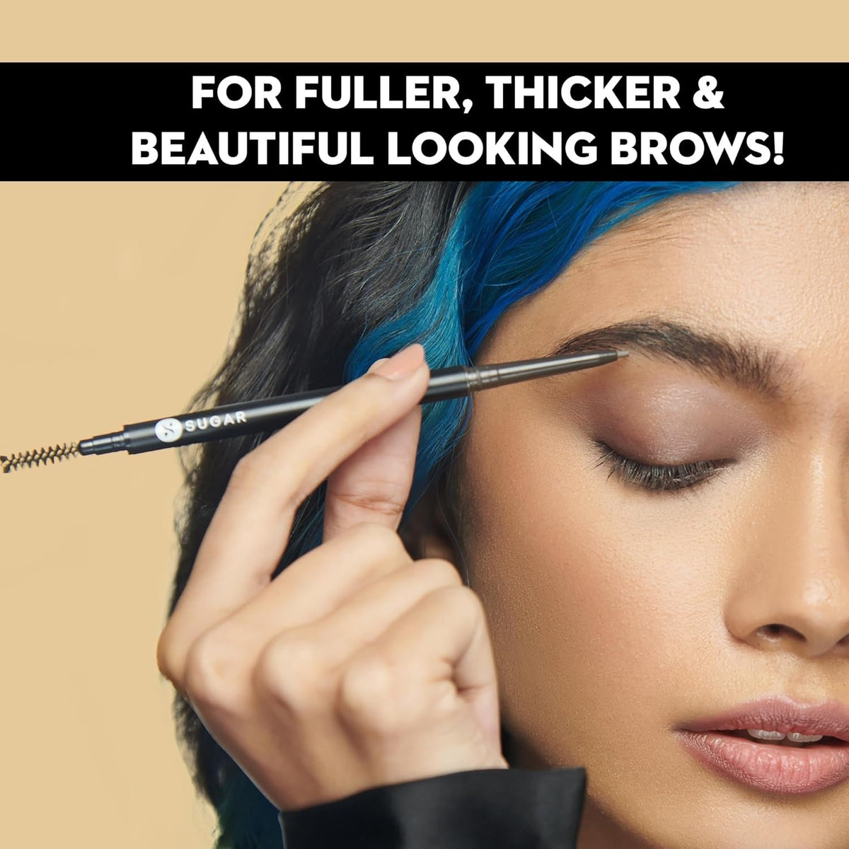 SUGAR Cosmetics Arch Arrival Micro Brow Pencil (01 Jerry Brown, 02 Taupe Tom) - 6