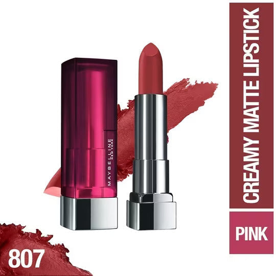 Maybelline New York Color Sensational Creamy Matte Lipstick Collection Shade(500-817) - 5