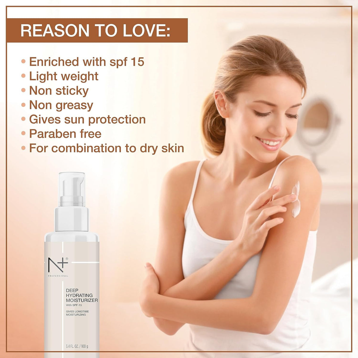 N+ Professional Deep Hydrating Moisturizer with SPF-15 - 5
