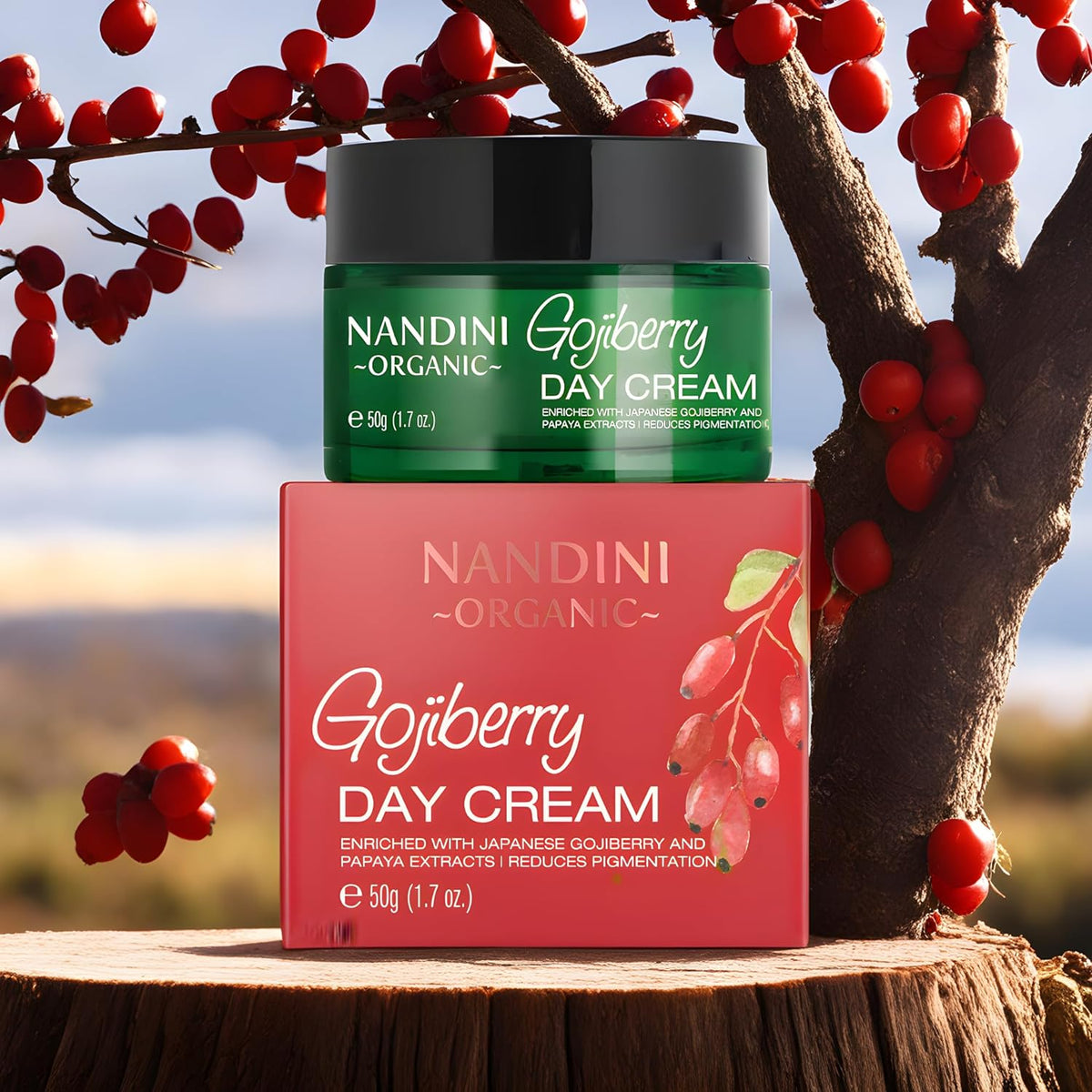 Nandini Organic Gojiberry Day Cream - 50g - 3