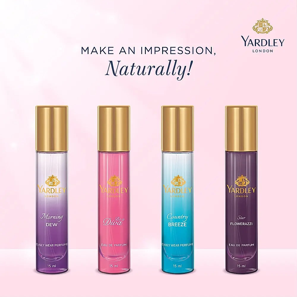 Yardley London Luxury Perfume Gift Set – 15ml x 4 - 5
