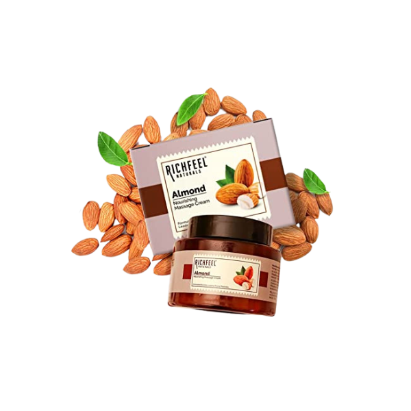 Richfeel Naturals Almond Nourishing Massage Cream - 2