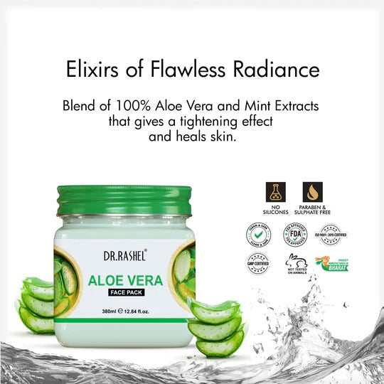 DR.RASHEL Aloe Vera Face Pack - 380ml - 4