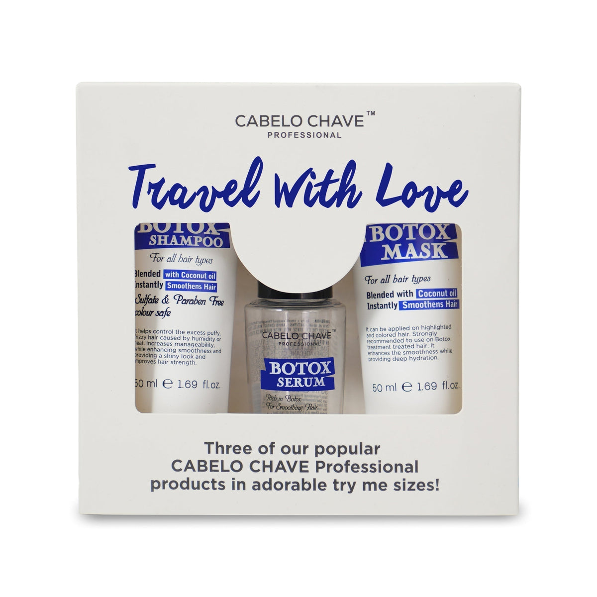 Cabelo Chave Botox Travel Kit (100ml) - 1