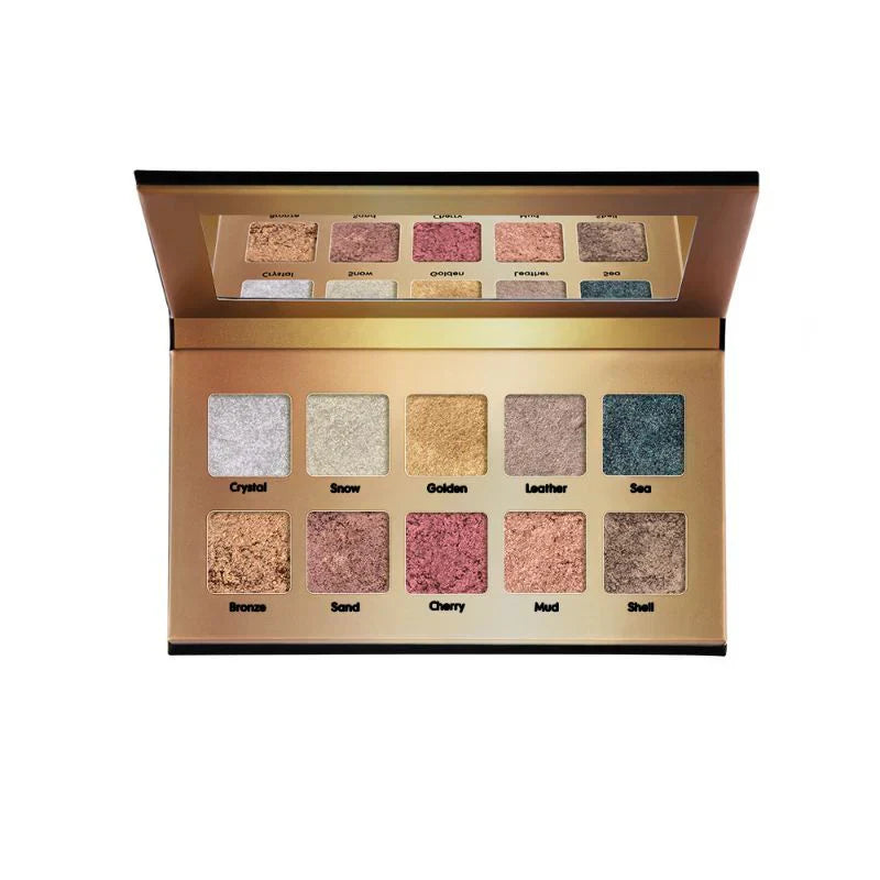 Forever52 10 Color Eyeshadow Palette (Gemstones Collection) Gms001 (40gm) - 1
