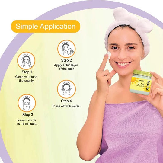 DR.RASHEL De-Tan Face Pack - 380ml - 6