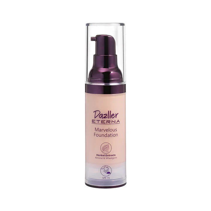 Dazzler Eterna Marvelous Foundation In Range of (MarbleMF),(BruleeMF),(CreamMF),(CoffeeMF),(NaturalMF),(BiscottiMF) - 8