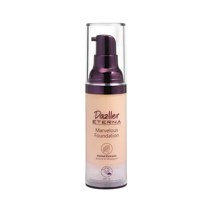 Dazzler Eterna Marvelous Foundation In Range of (MarbleMF),(BruleeMF),(CreamMF),(CoffeeMF),(NaturalMF),(BiscottiMF) - 4