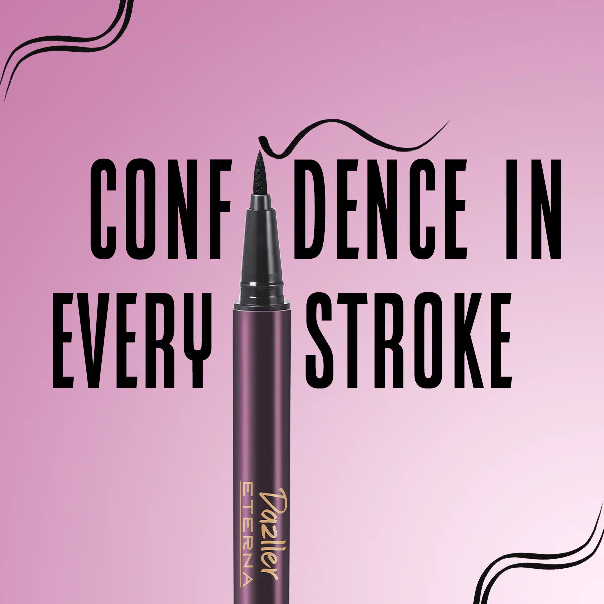 Dazller Eterna Precise Pen Eyeliner (Blue),(Black) - 4