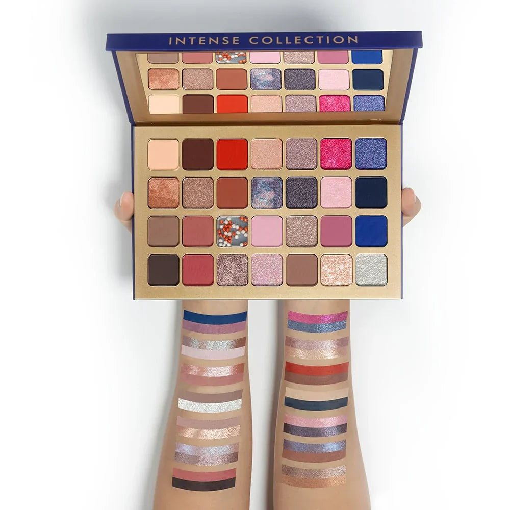 Forever52 28 Color Intense Eyeshadow Palette | Blue Lava-003 - 2