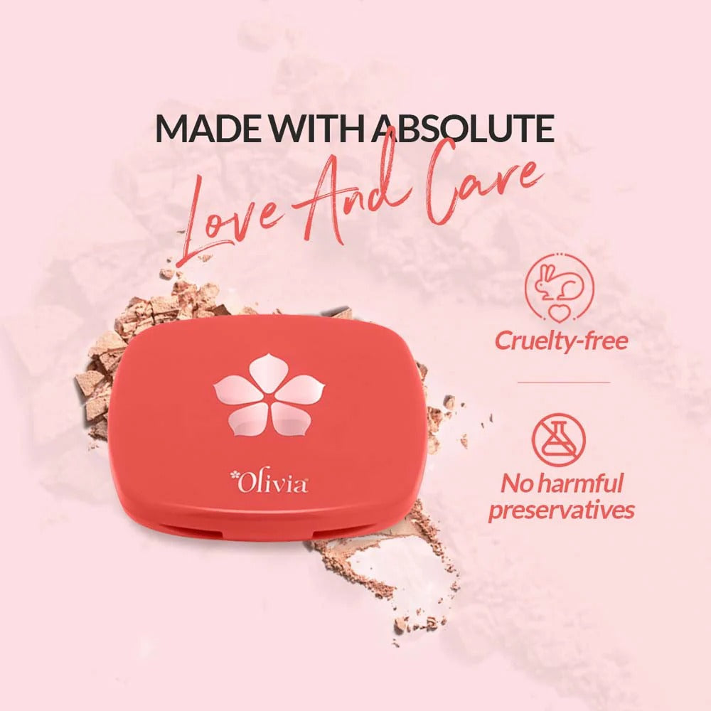 Olivia Skinsync Compact Powder (Creamy Maple, Peach Pie, Caramel Lush) - 8