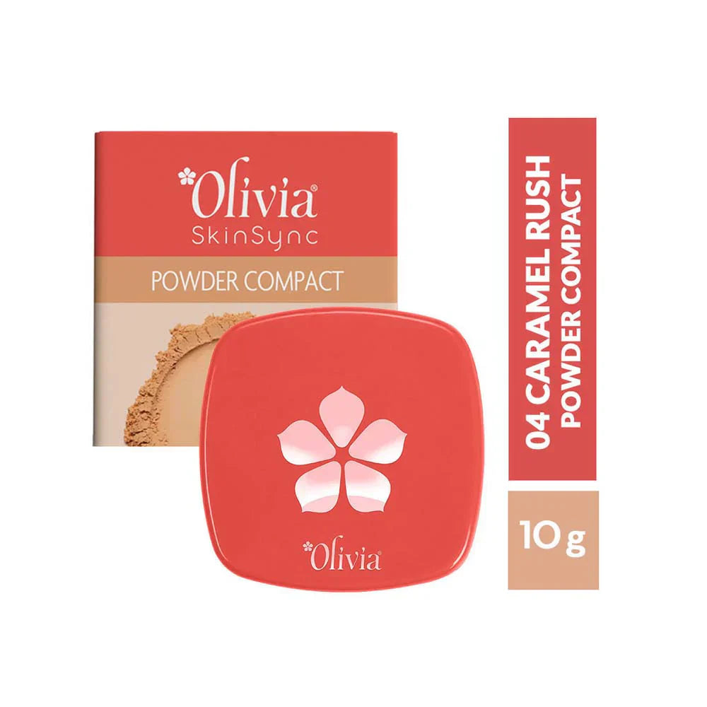 Olivia Skinsync Compact Powder (Creamy Maple, Peach Pie, Caramel Lush) - 1
