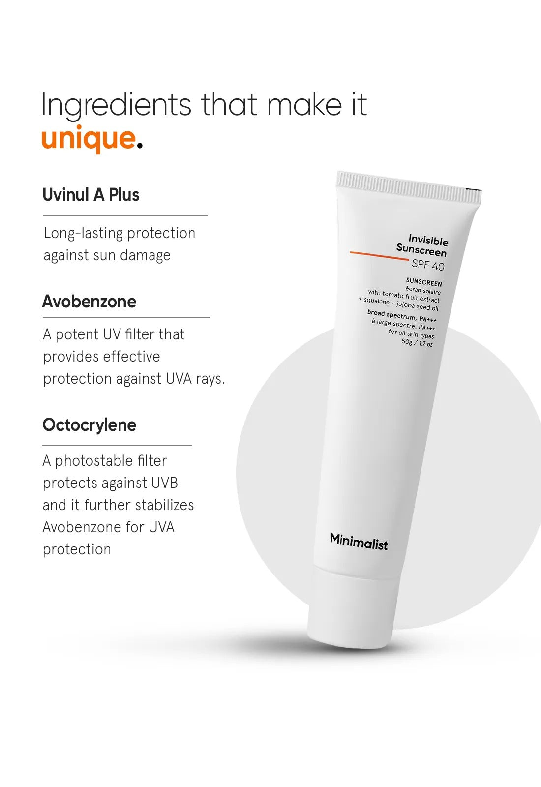 Minimalist Invisible SPF 40 Sunscreen - 4