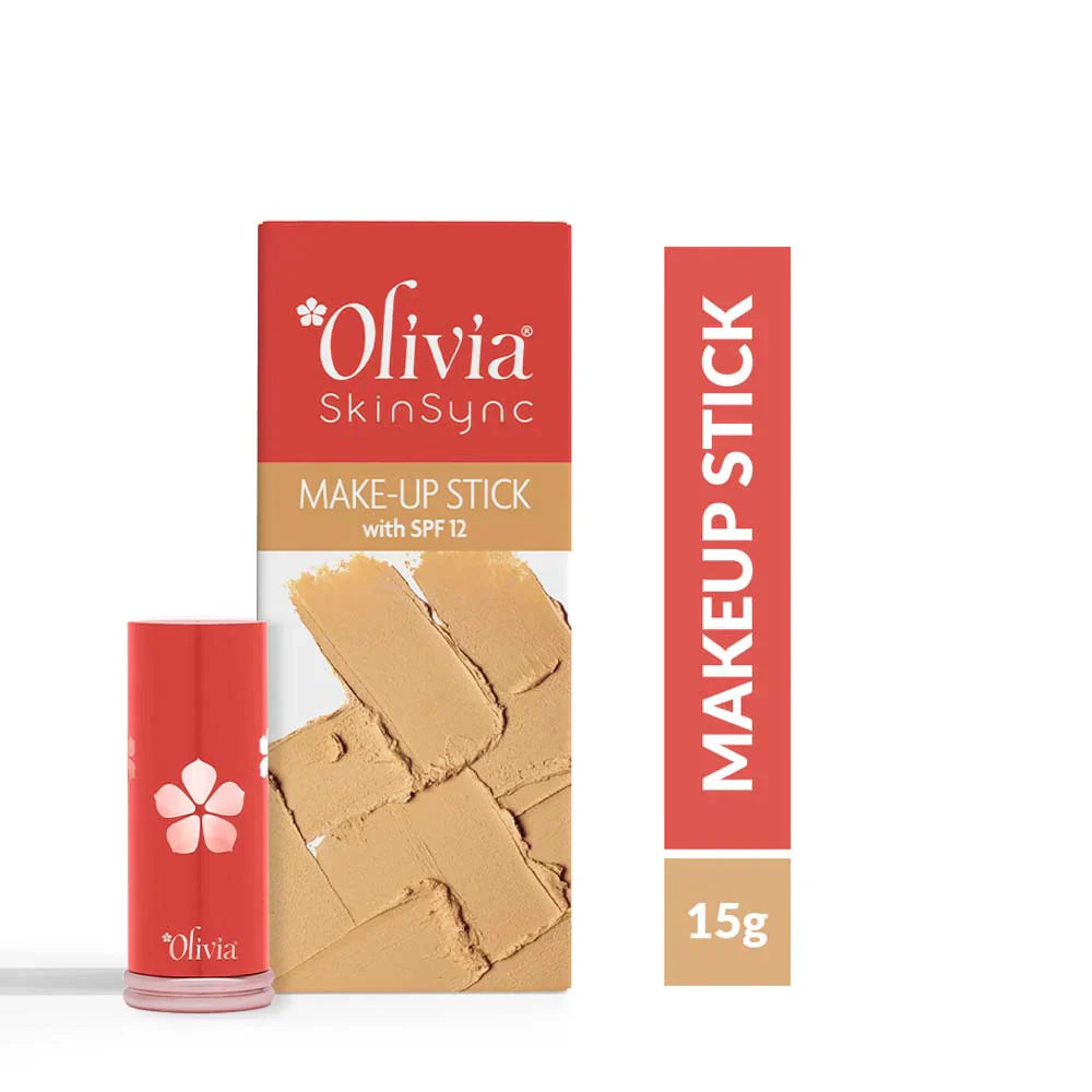 Olivia Skinsync Makeup Stick Foundation With SPF 25 (01,02,03,04,05,07,08,09,005) - 2