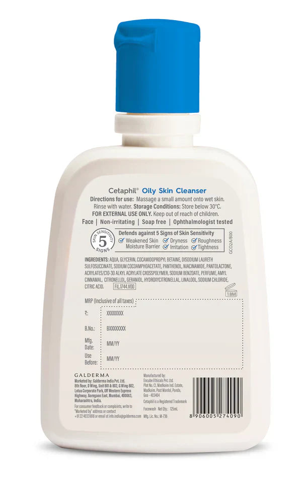 Cetaphil Cleanser For Oily Skin 125ml - 2