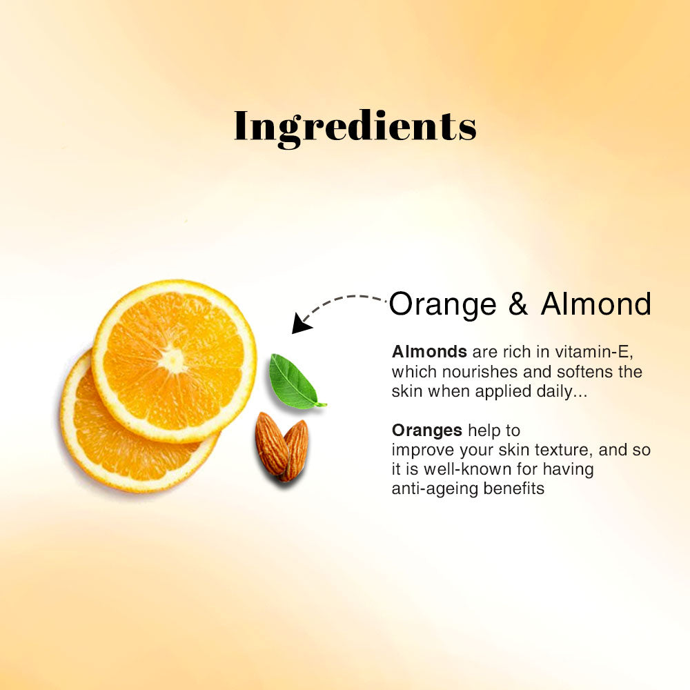 Richfeel Orange Almond Scrub – 500g - 3