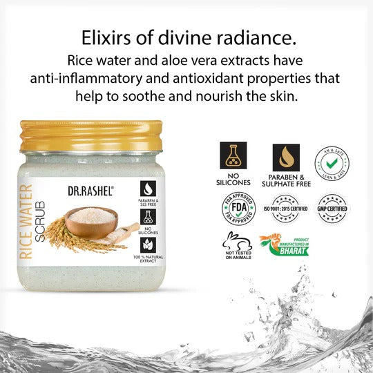 DR.RASHEL Rice Water Face & Body Scrub - 4