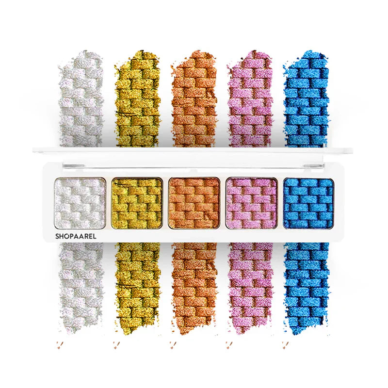 Shopaarel Sparkle 5 Color Eyeshadow Palette - Infinity - 3