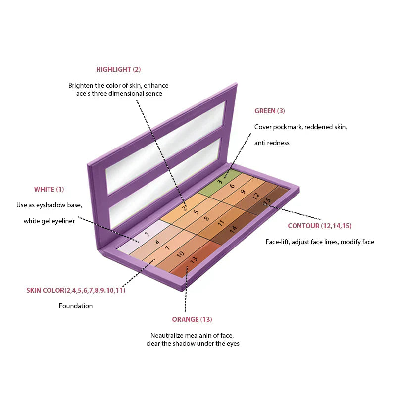 Shopaarel 15 Shades Z Palette - 4