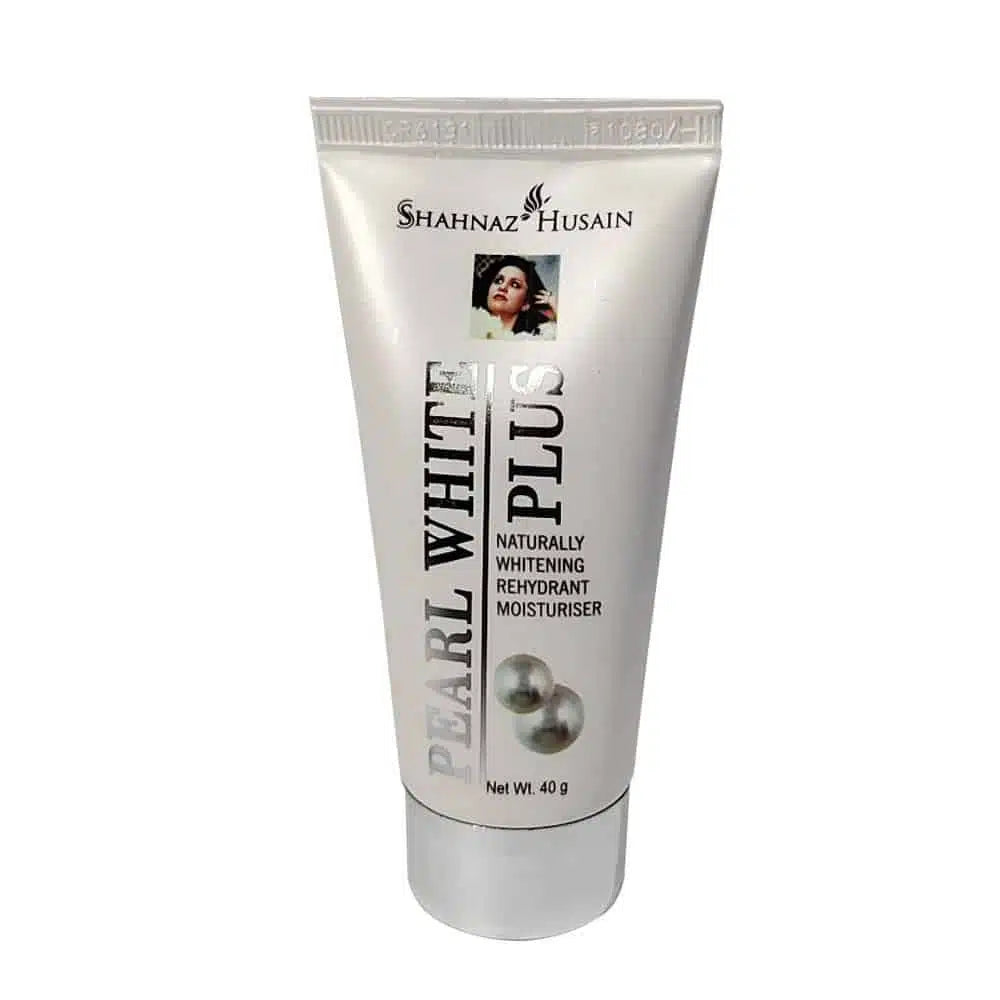 Shahnaz Husain Precious Pearl White Plus Cream Naturally Whitening Rehydrant Moisturiser 40gm - 1