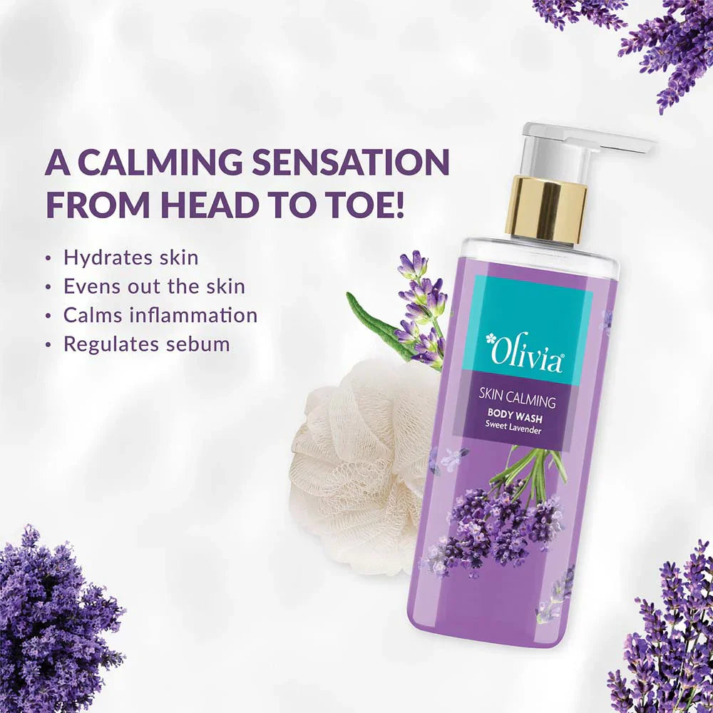Olivia Skin Calming Body Wash with Sweet Lavender - 4