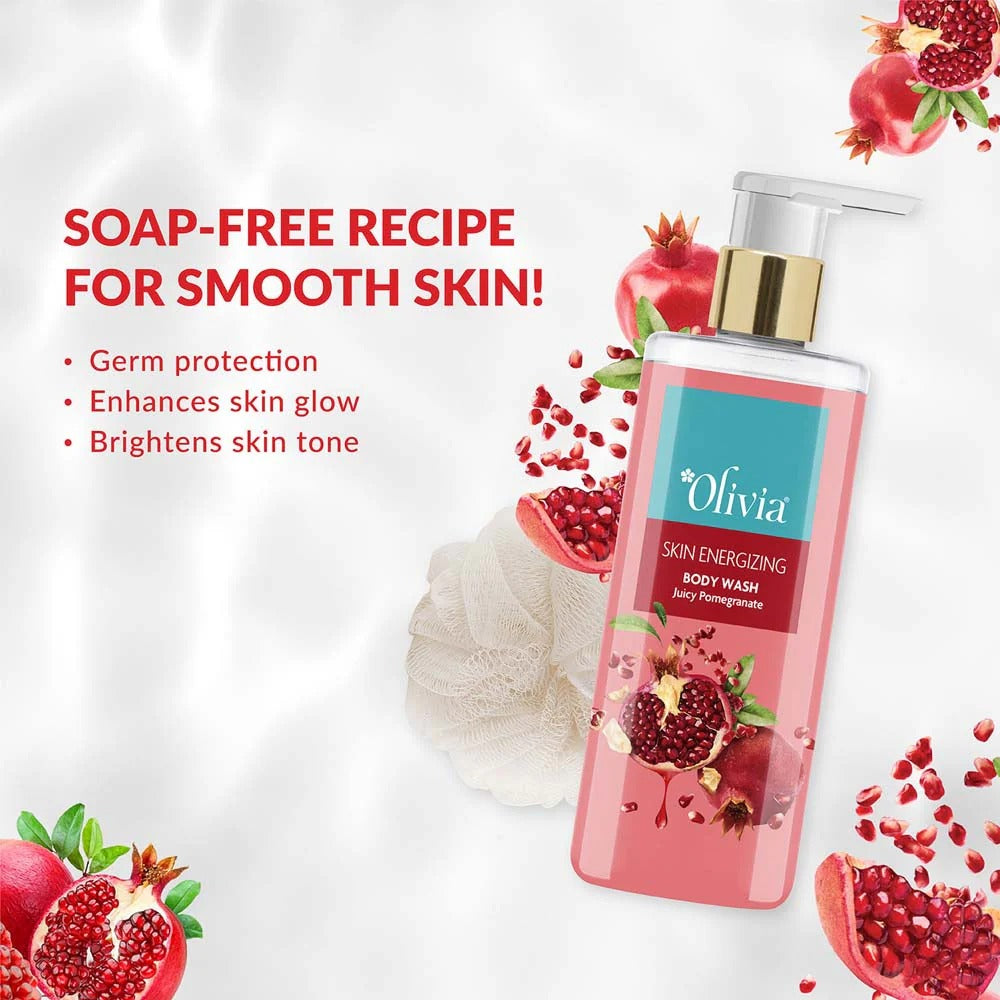 Olivia Skin Energizing Body Wash with Juicy Pomegranate - 4