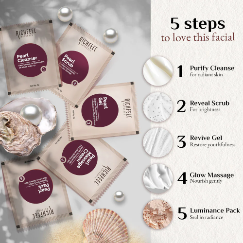 Richfeel Pearl Facial Kit 30 g - 4