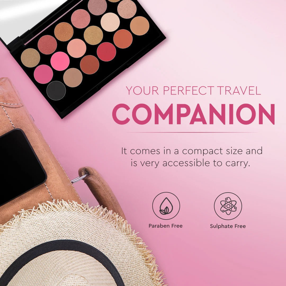 C2P Deep Rose Eyeshadow Palette - 20g - 3